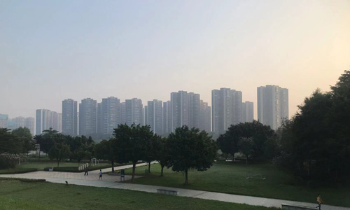 走进佛山市南海区东平水道河堤公园 走进佛山市南海区东平水道河堤公园